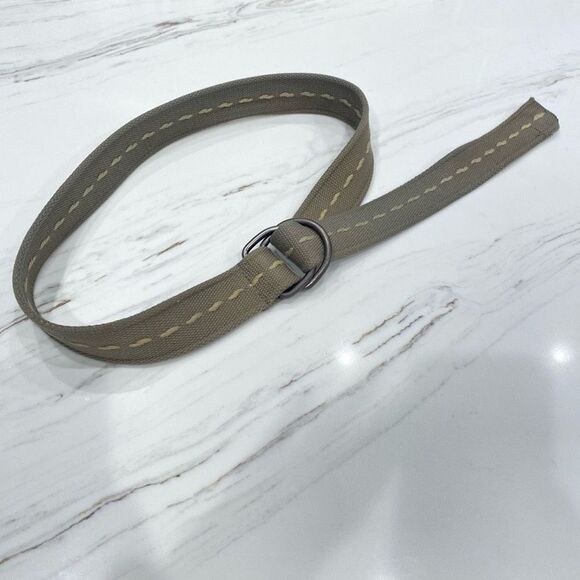 Men's Military Green Fabric Belt Adjustable - Picture 4 of 4
